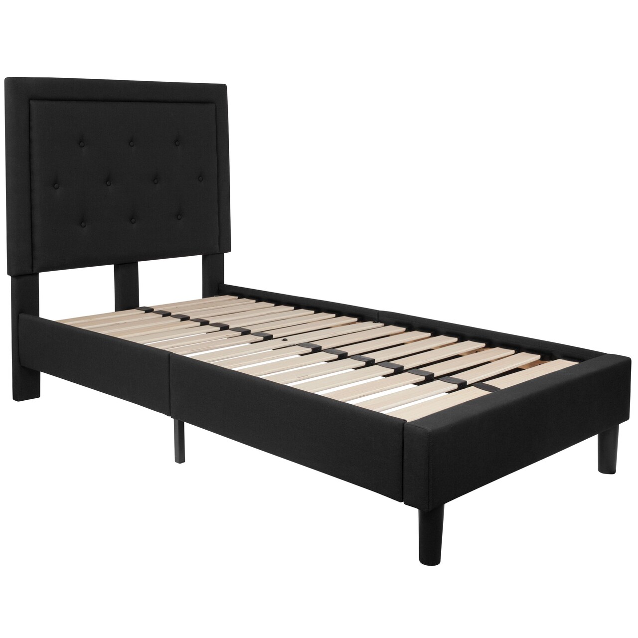 Merrick Lane Mallory Platform Bed Tufted Upholstered Platform Bed